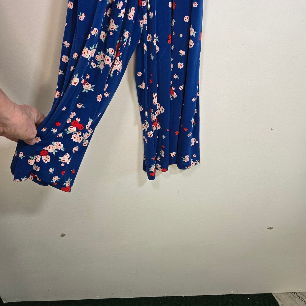 Maggy London Floral Jumpsuit Size US 10 - Picture 5 of 11